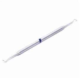 Excavator dental. double ended Ø 1.3 mm, 17 cm w/c