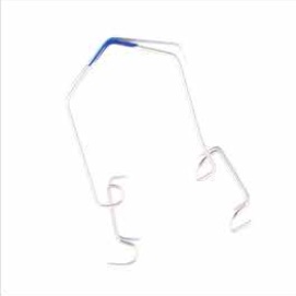 Retractor eye wire 4.75 cm w/ straight edges Blue