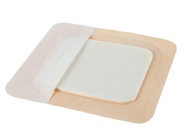 Foam dressing silicone including adhesive border (7.5cm x 7.5cm)