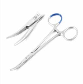 Forceps hemostatic DEL Halsted mosquito CVD jaw 12.5 cm w/c