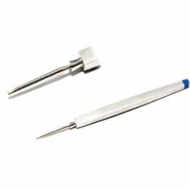 Gouge eye foreign body. tip size 1.5 x 15 mm, 12 cm w/c