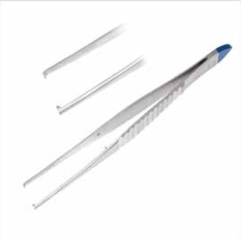 Forceps dressing delicate Gillies X-SERR tip1x2 teeth 15.5cm