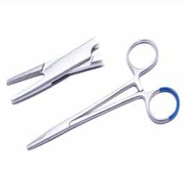 Needle holder Halsey SERR jaw 13 cm w/c TC