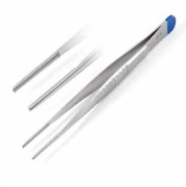 Forceps dressing atraumatic DeBakey tip size 2 mm, 15.5 cm