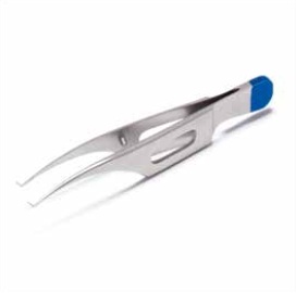 Forceps eye Colibri with hole at the points 7.5 cm