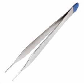 Forceps dressing delicate micro Adson 1 x 2 teeth 12 cm w/c