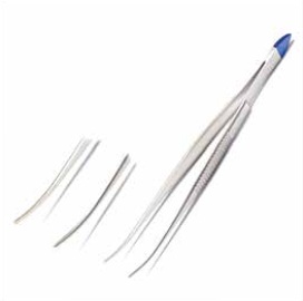 Forceps iris delicate CVD tip SERR jaw 10 cm