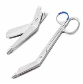 Scissors bandage Lister w/ one large ring 18.5 cm w/c