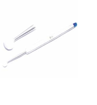 Curette evisceration Bunge small tip Ø 8 mm, 13 cm