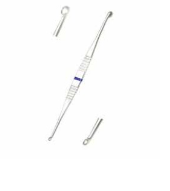 Curette bone Volkmann type A double ended 4x6/6x8mm 21.5 cm