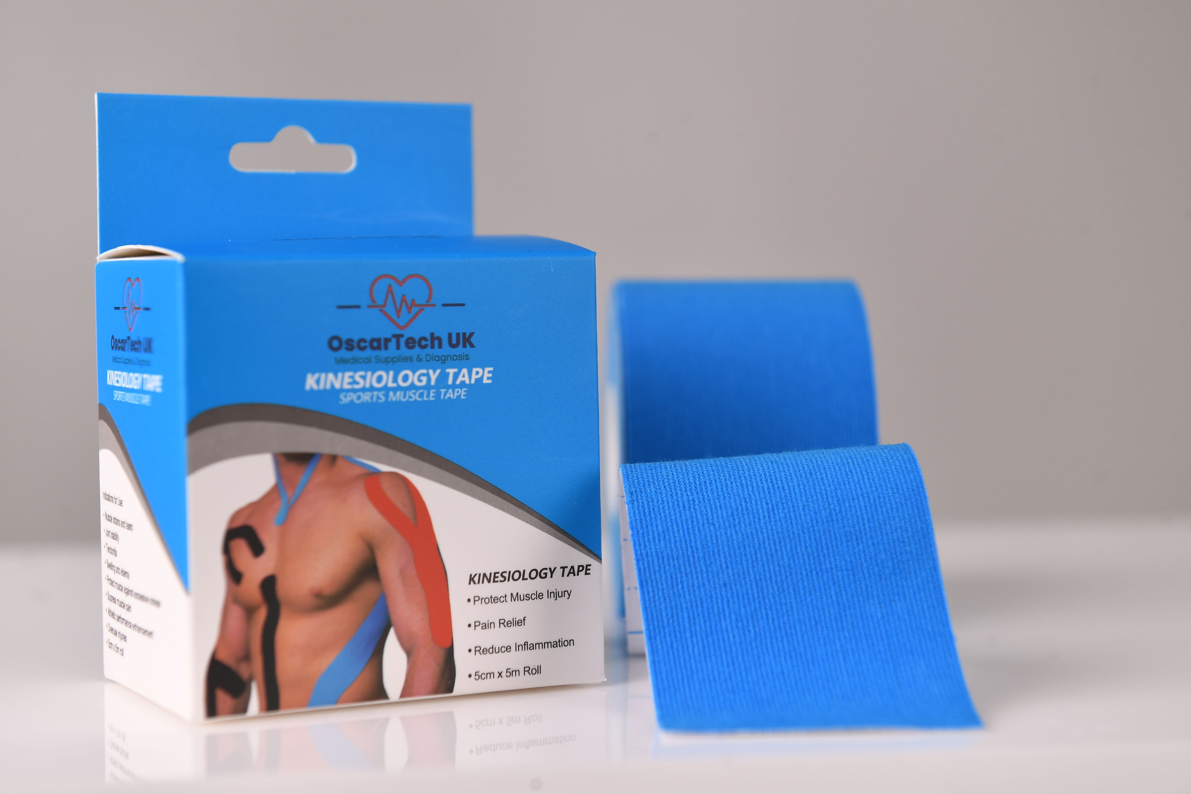 Kinesiology Tape- 5cm x 5m- Uncut