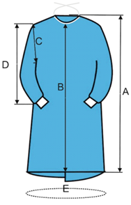 Non-Sterile Isolation Gown ( One Size)