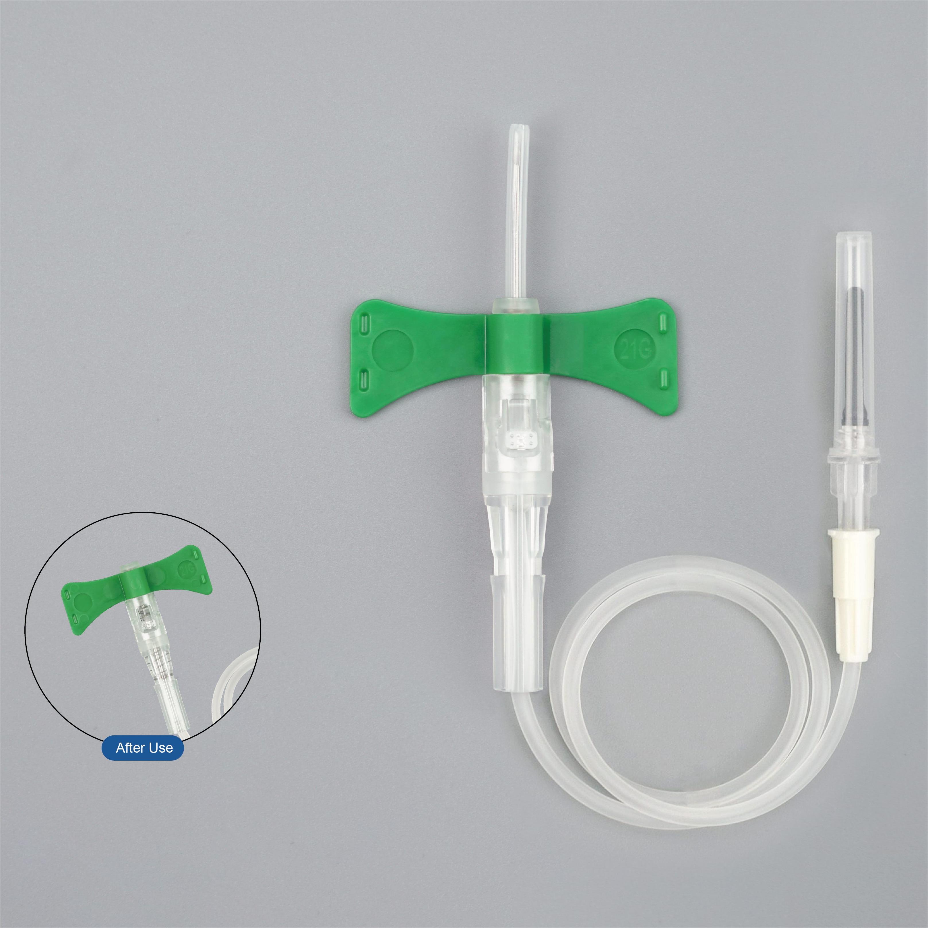 Safety Push Button Blood Collection Set