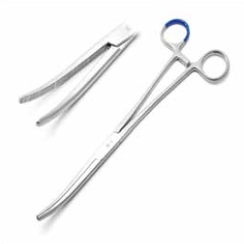 Forceps hemostatic Rochester-Pean CVD jaw 22.5 cm w/c